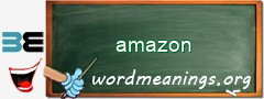 WordMeaning blackboard for amazon